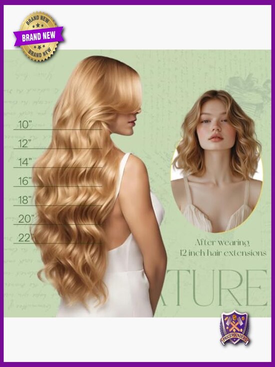 14 Inch Clip In Hair Extensions Real Human Hair 120g 7pcs Full Head main image 4